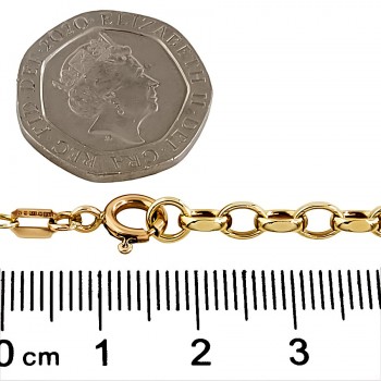 9ct gold 17g 21 inch belcher Chain